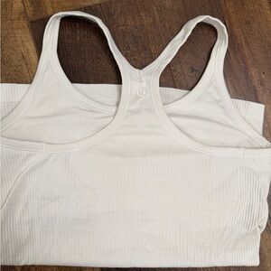 lululemon athletica white Ebb to Street Tank Top
Light Support